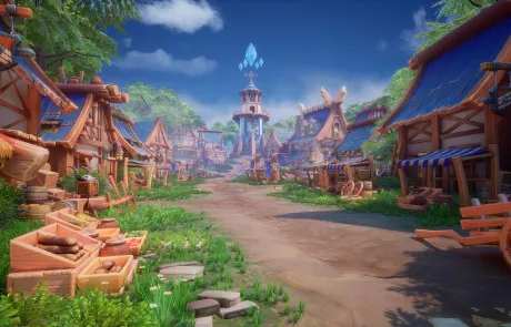 3D Asset Fantasy Adventure Village Asset Pack