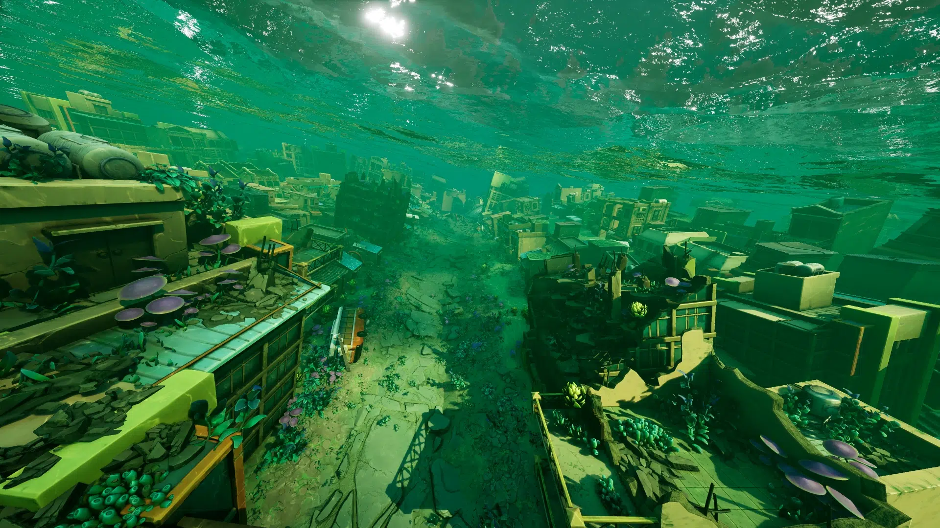3D Asset Submerge City pack