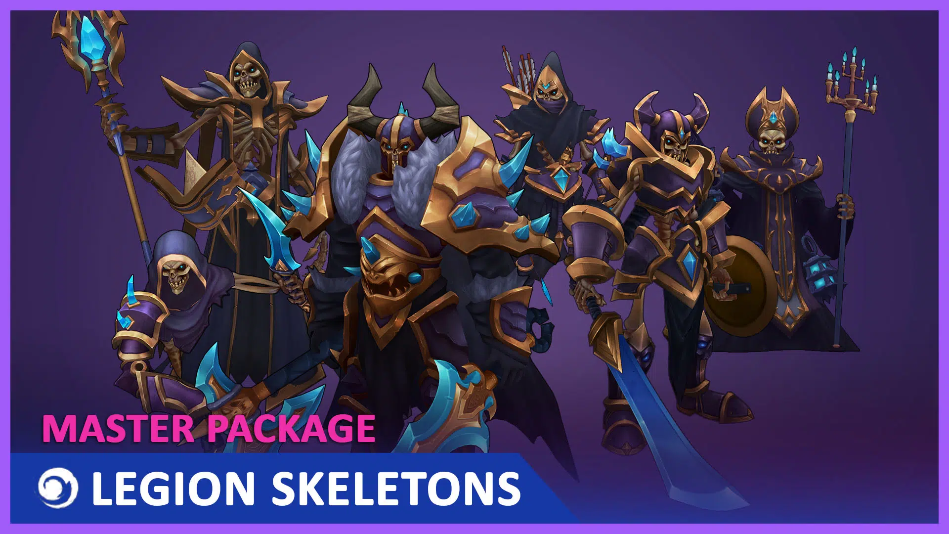 3D Asset Package: Legion Skeleton Master Package