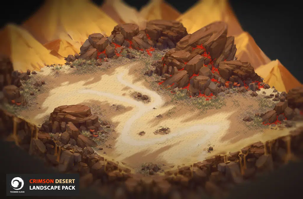3D Asset Crimson Desert pack