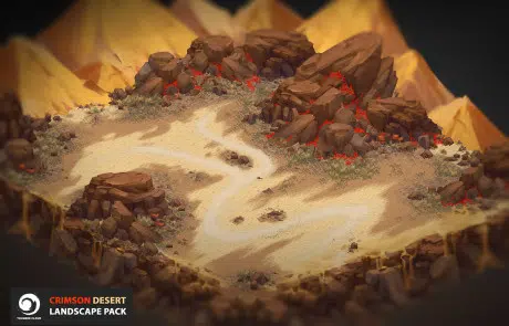 3D Asset Crimson Desert pack