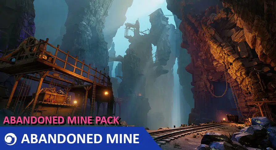 Abandoned Mine 3D Asset Pack