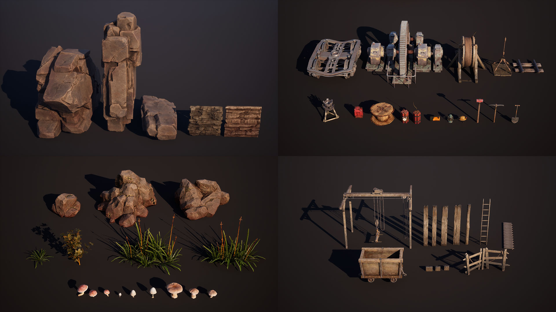 Support_Image_04_Abandoned Mine 3D Asset Pack Abandoned Mine 3D Asset Pack
