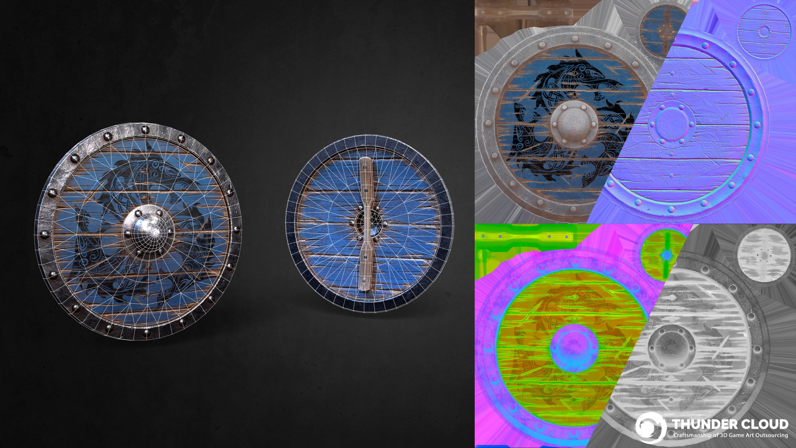Shield_Showcase_SPIMG 3D Weapon AA+ Viking set