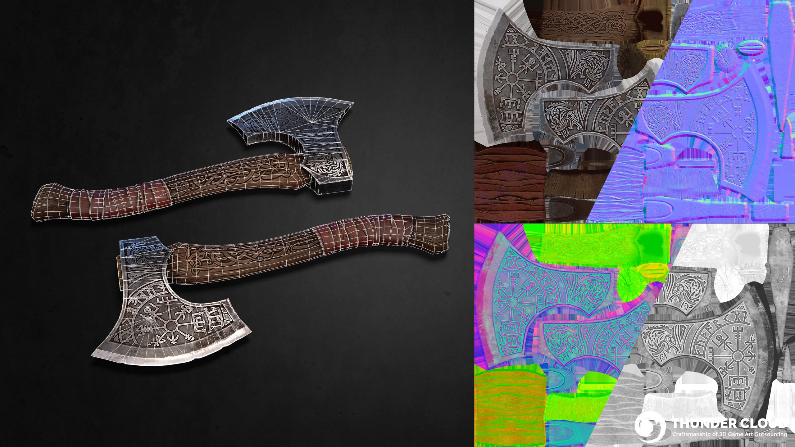 SmallAxe_Showcase_SPIMG 3D Weapon AA+ Viking set