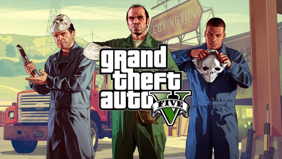 grand-theft-auto-v Old AAA game Grand Theft Auto V