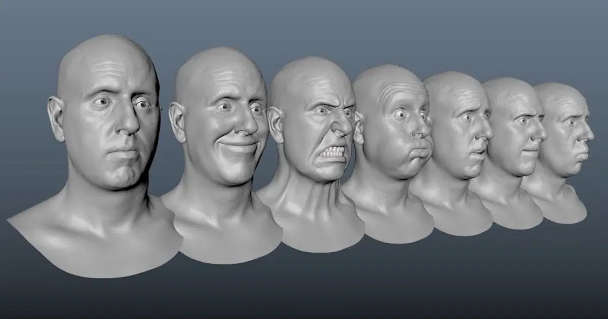 Blendshape of The Gnomon Workshop - https://80.lv/articles/learn-how-to-create-facial-blendshapes-in-maya/