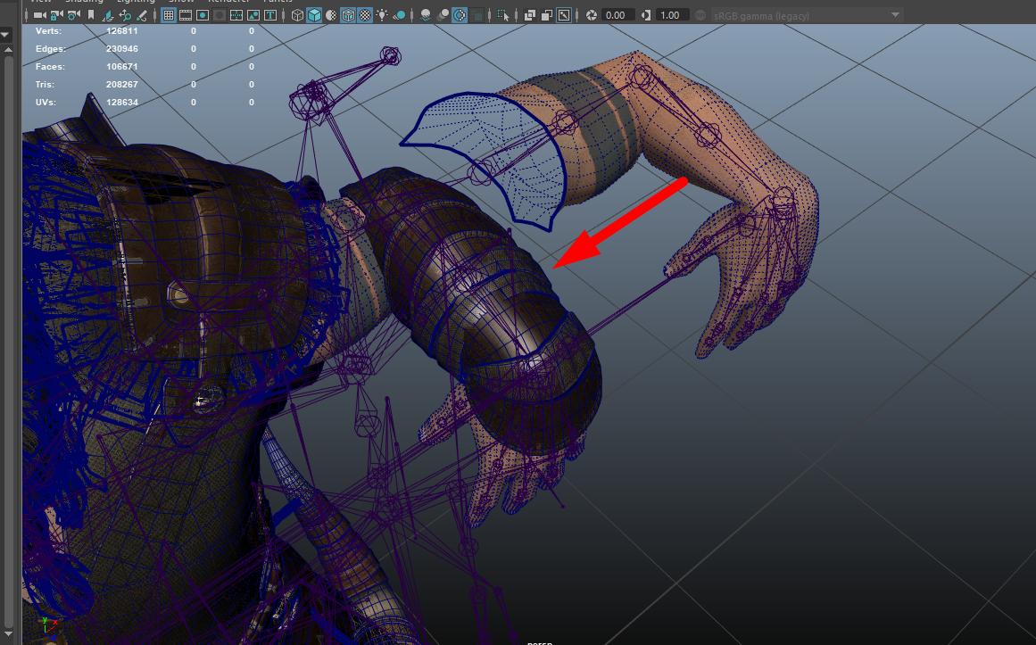 Proxy meshes have a similar shape and structure to the original mesh but with a much lower tris count.