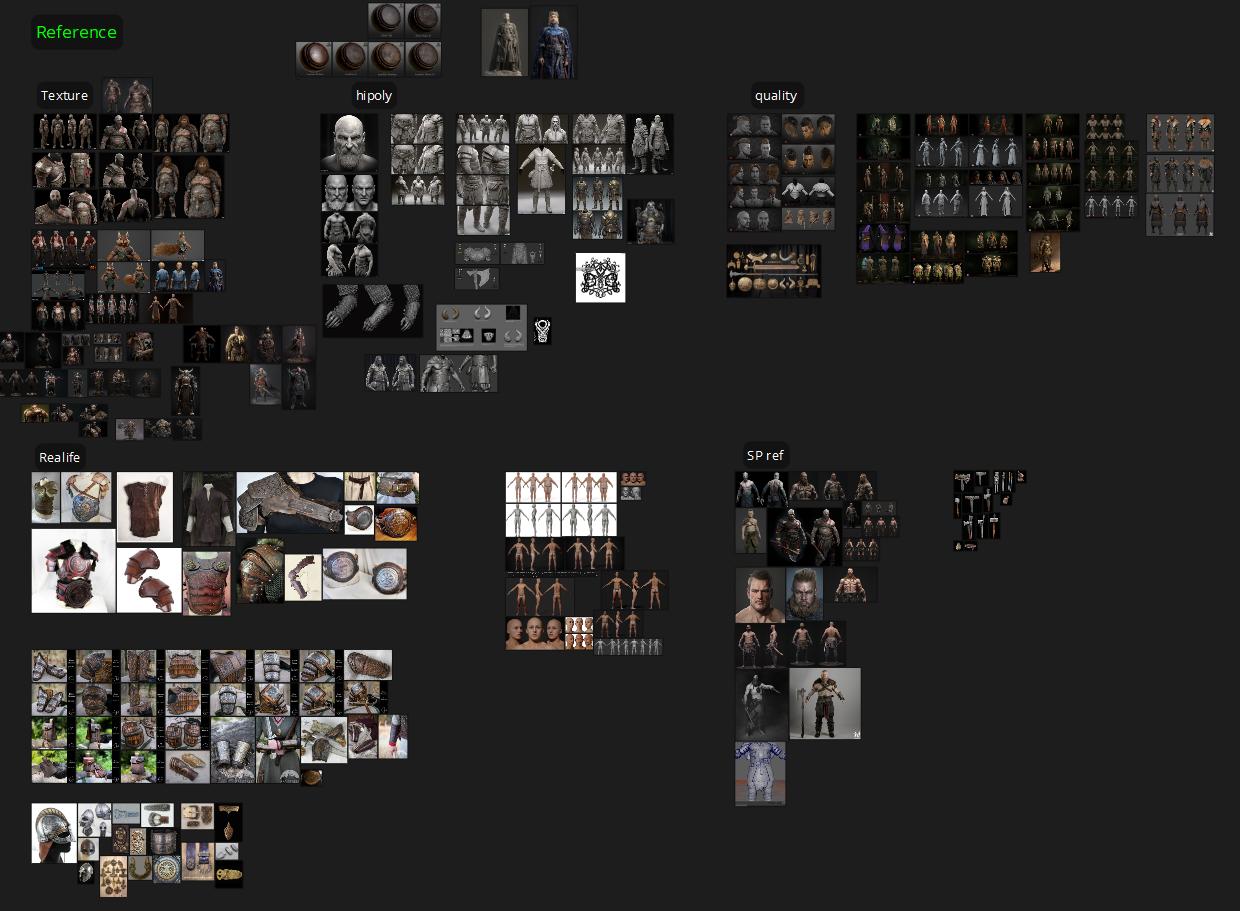 Reference images for starting modeling