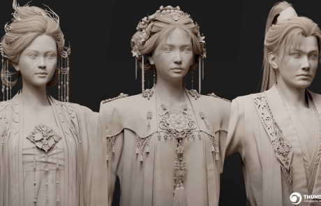 AA+ Chinese Character Sculpting - From Original IP: Love Game in Eastern Fantasy