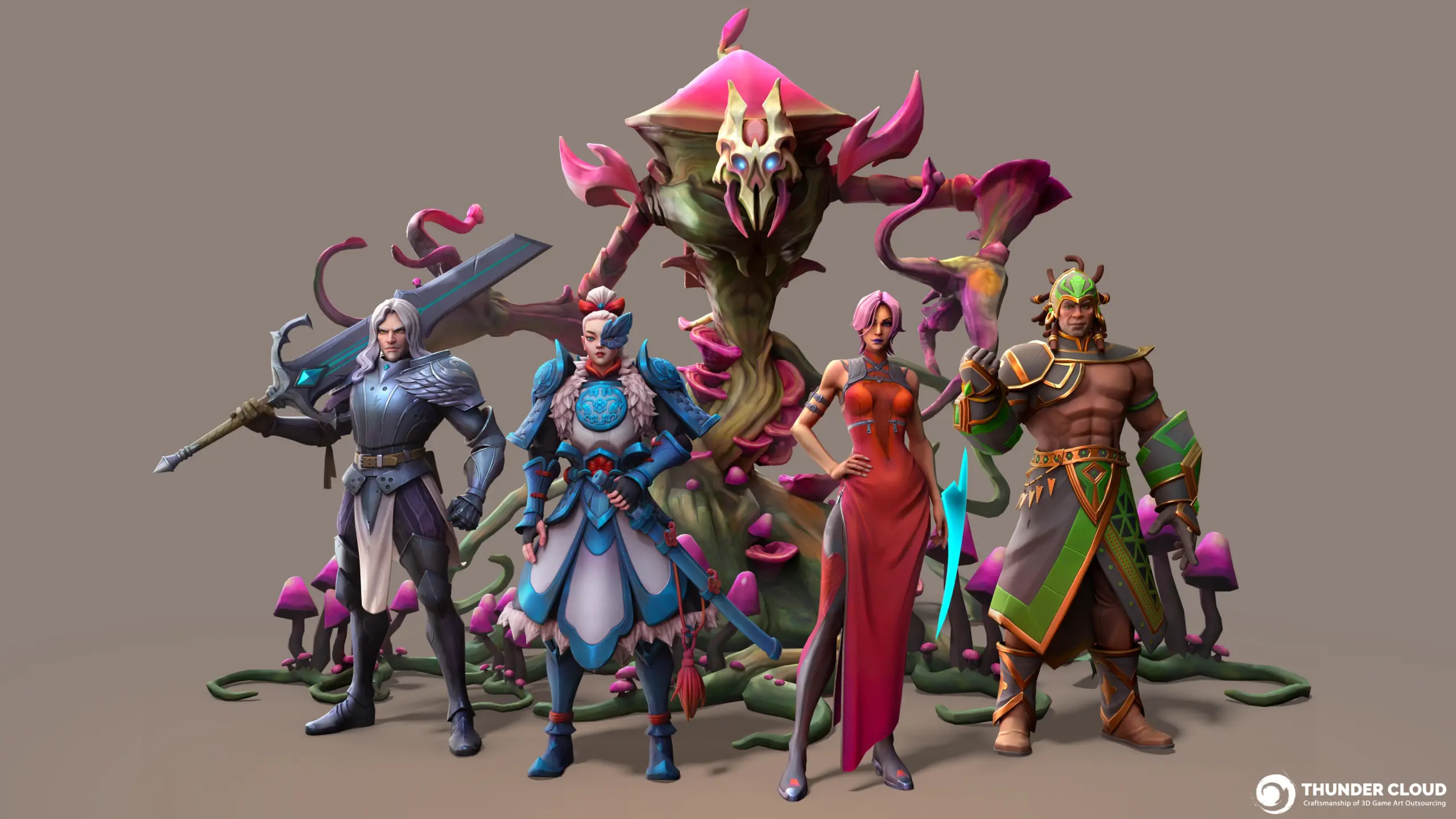 Eon Rush 3D character design