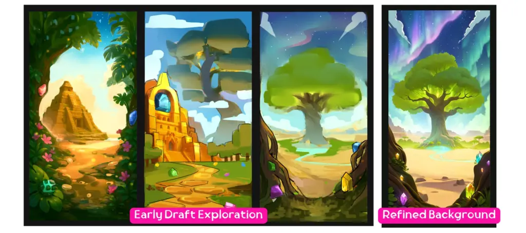 2D Game Background Illustration